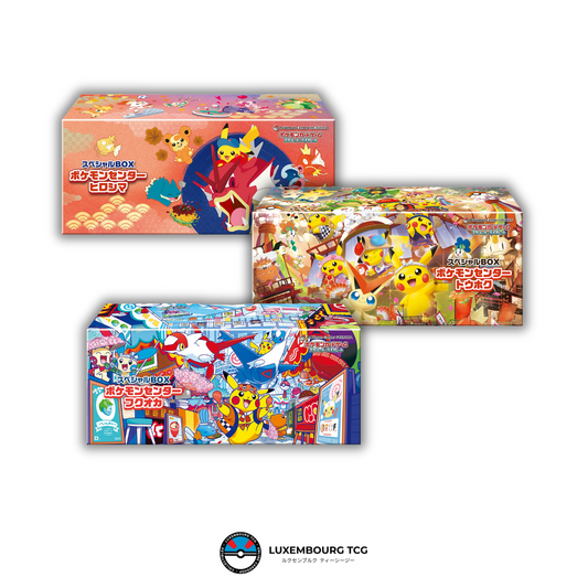 Pre-order: POKEMON CENTER SPECIAL BOXES - BUNDLE DEAL
